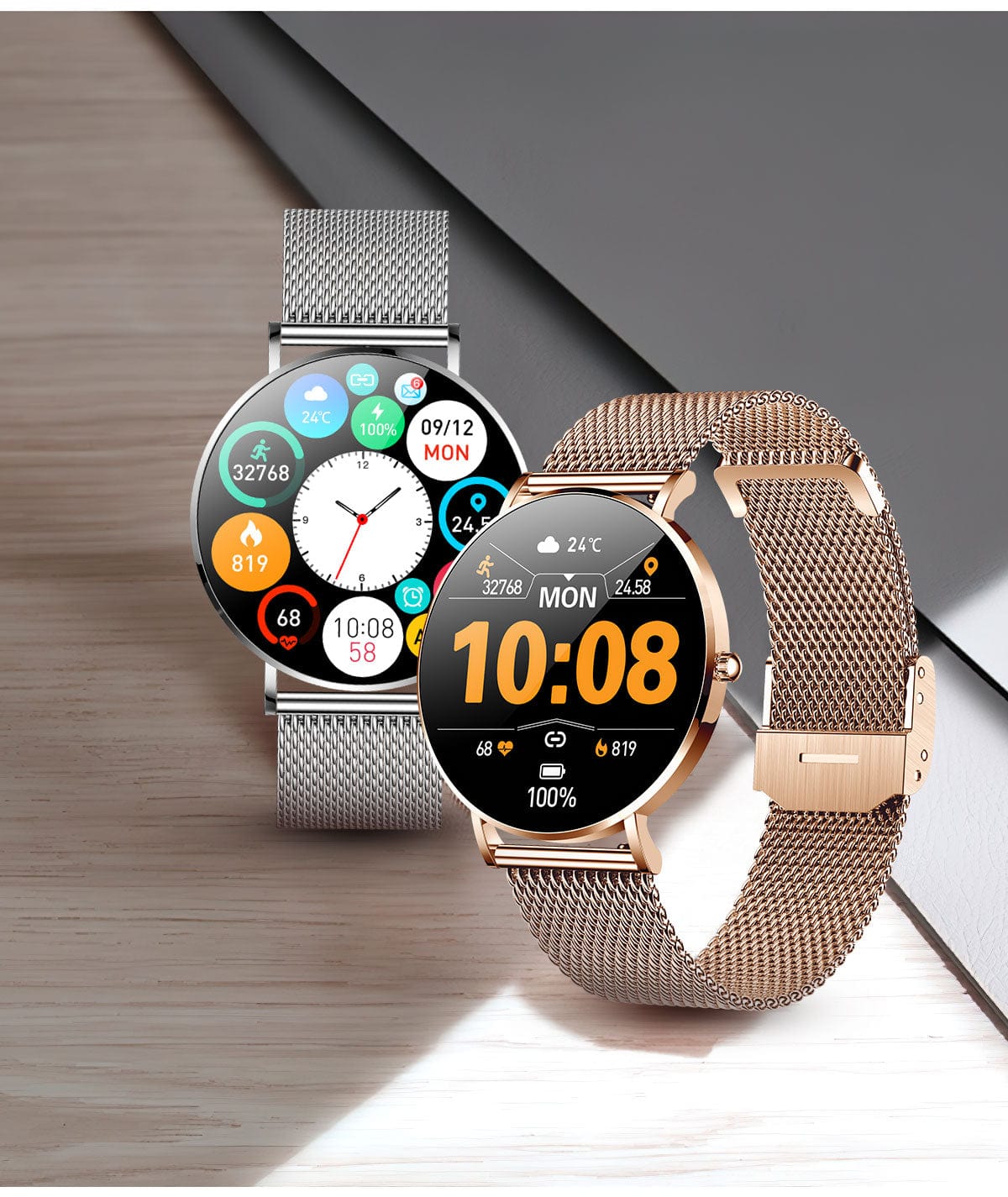 Dagnet ST08 Smartwatch 1.3-Inch Full Touch Screen