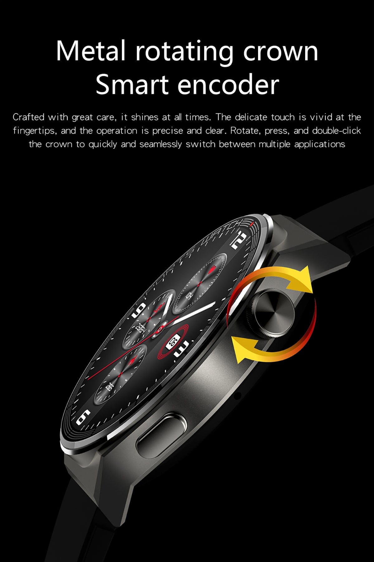 Dagnet Smartwatch with Rotating  Bezel