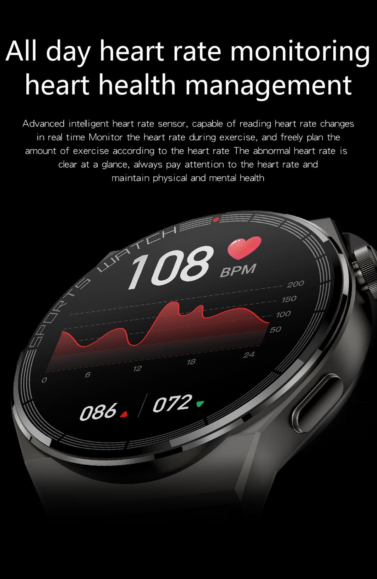 Luxury Smartwatch with Bright and Vivid Screen Support Bluetooth Dialing  Heart Rate Monitor, Blood Oxygen Monitoring NFC, Voice Assistant - China Smart  Watch and Fitness Tracker price