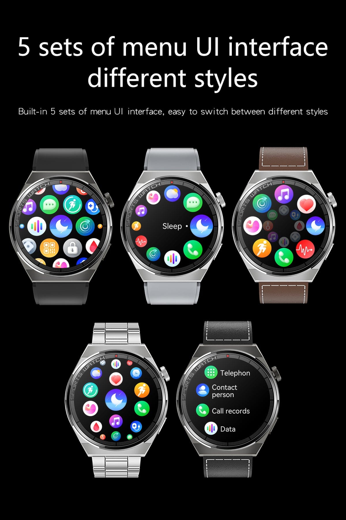 Best UI interface smartwatch styles