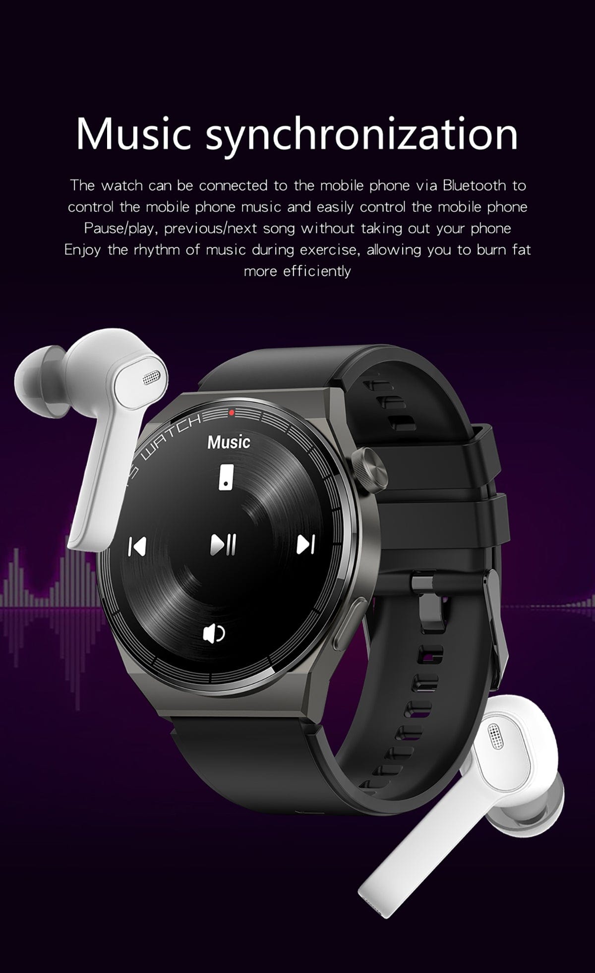 Music sync Smartwach