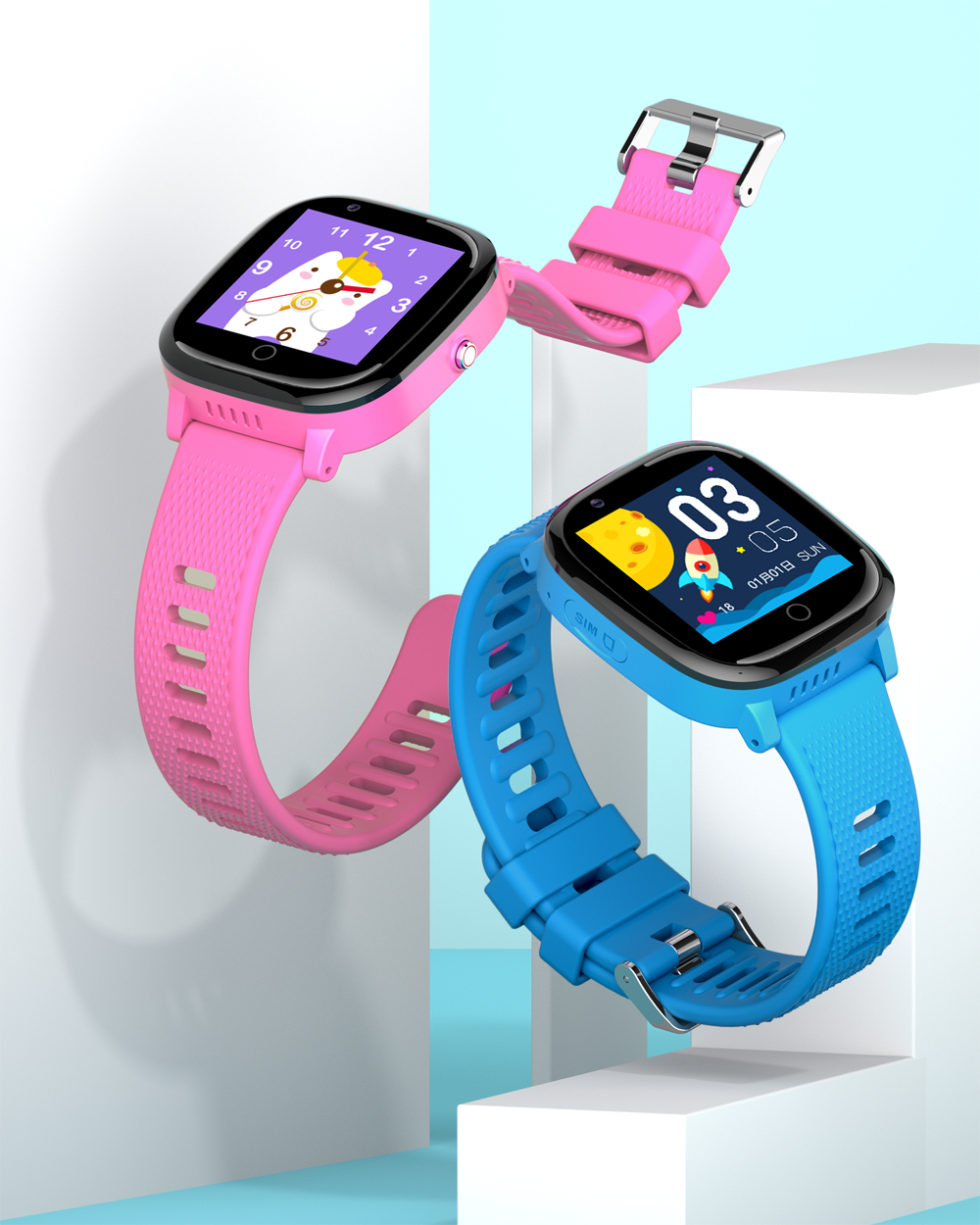 SK17 Dagnet GPS Smartwatch 1.5 inch Full Touch Screen for Kids